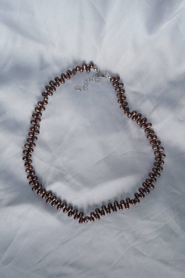 Chocolate Pearls Necklace