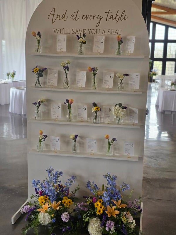 Seating chart stand