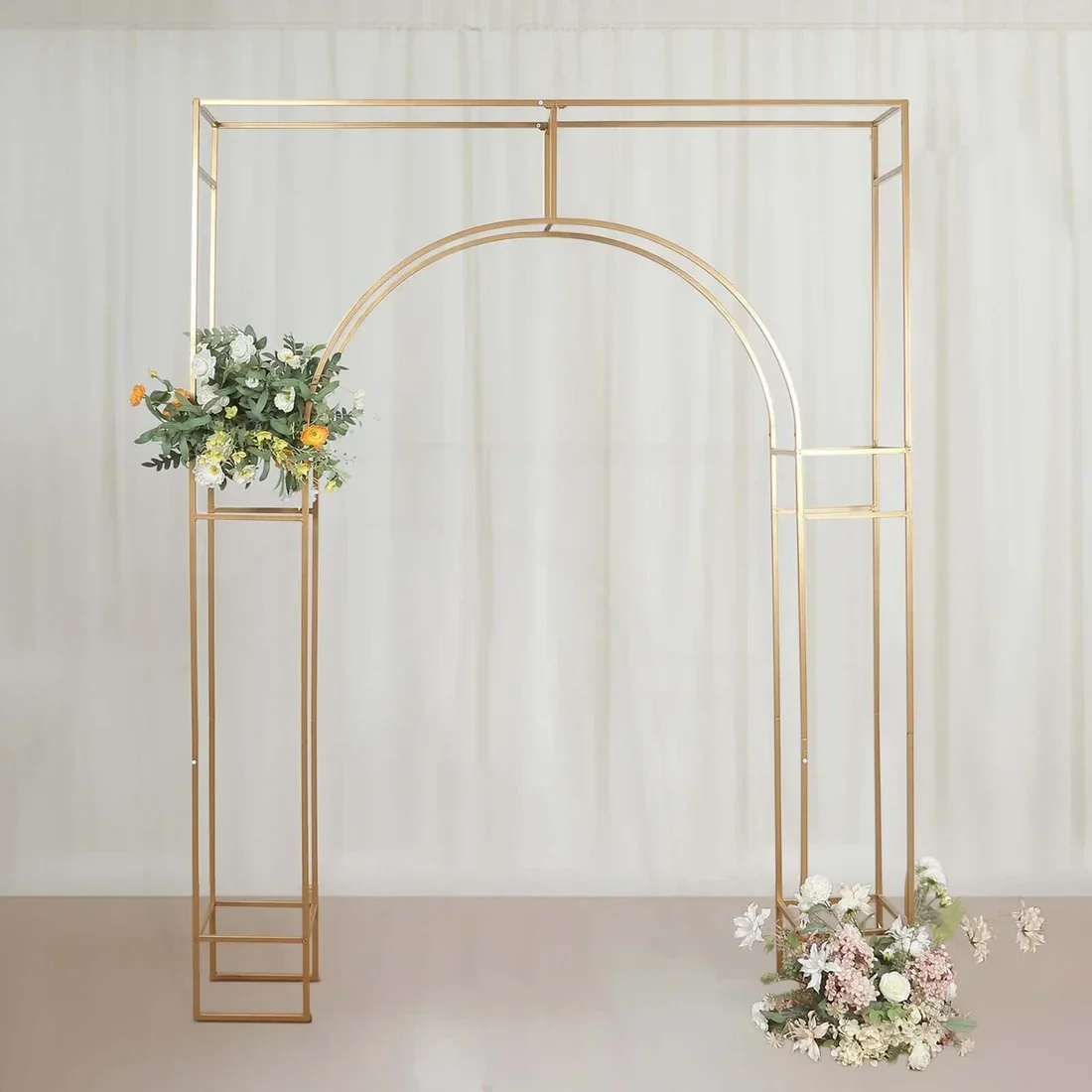 Gold Rectangular backdrop stand