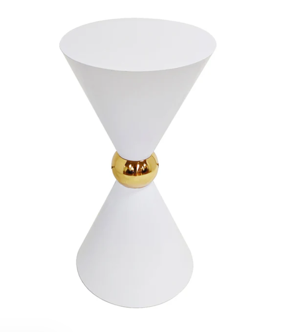 White round Pedestal