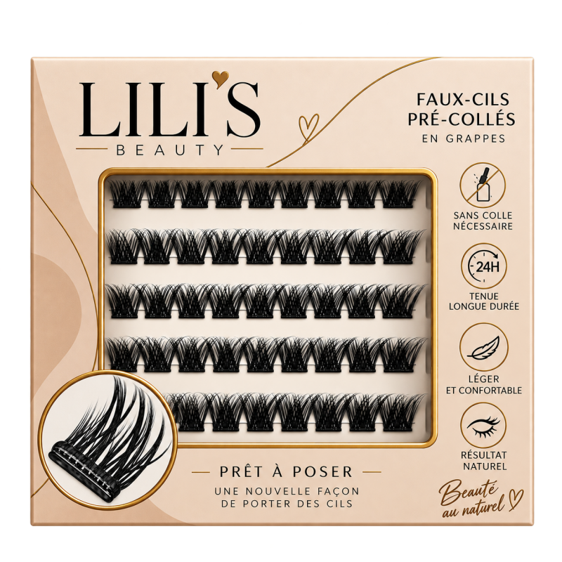 1 boîte de faux-cils Lili's Beauty