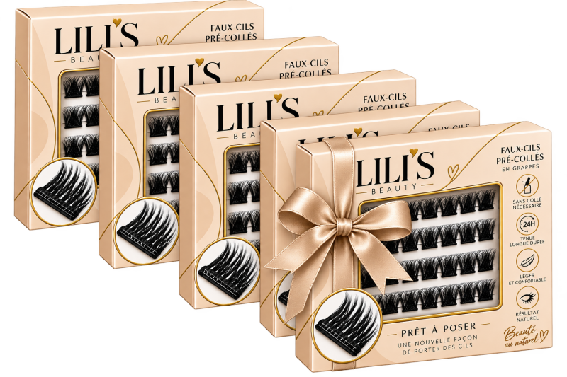 4 boîtes plus 1 offerte Lili's Beauty