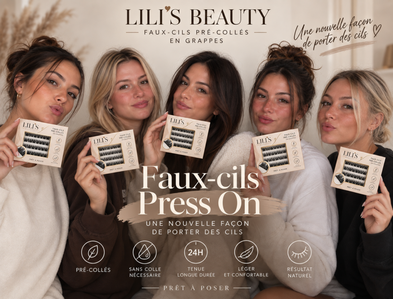 Lili's Beauty - Faux-cils pré-collés Press On