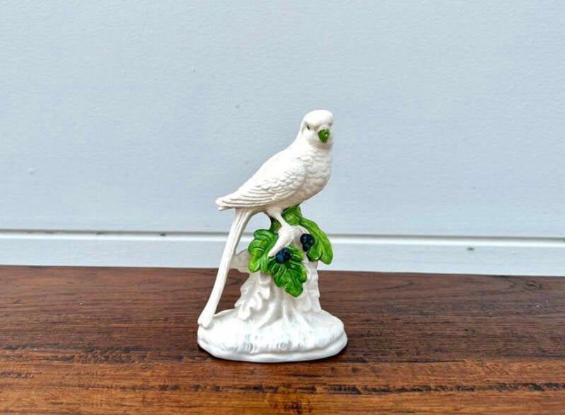 Porseleinen Beeld Parkiet