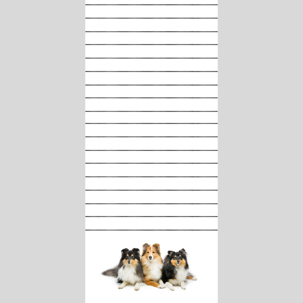 Beautiful Dogs Note Pad 3.5 x 8in