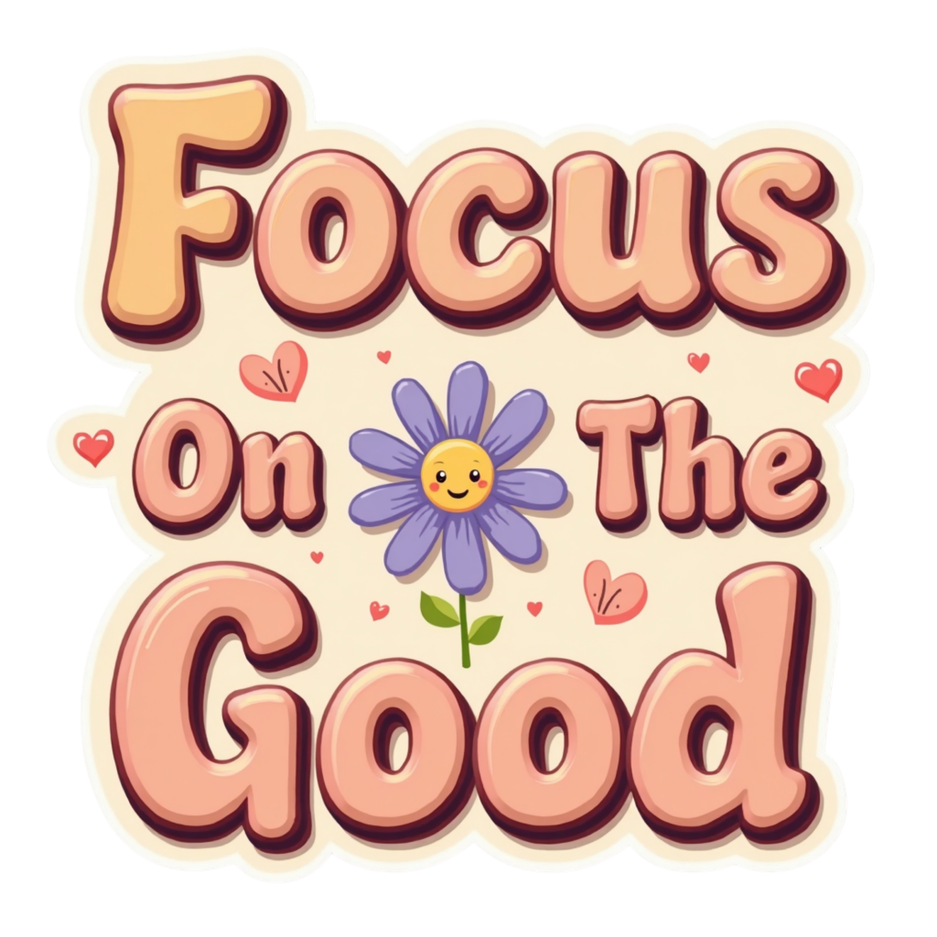 Focus on the Good Spiritual Sticker