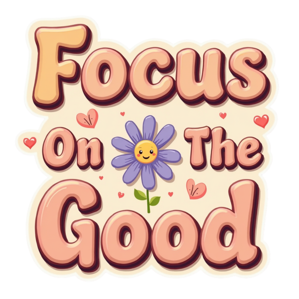 Focus on the Good Spiritual Sticker