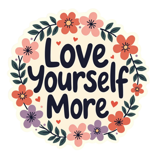 Love Yourself More Spiritual Sticker