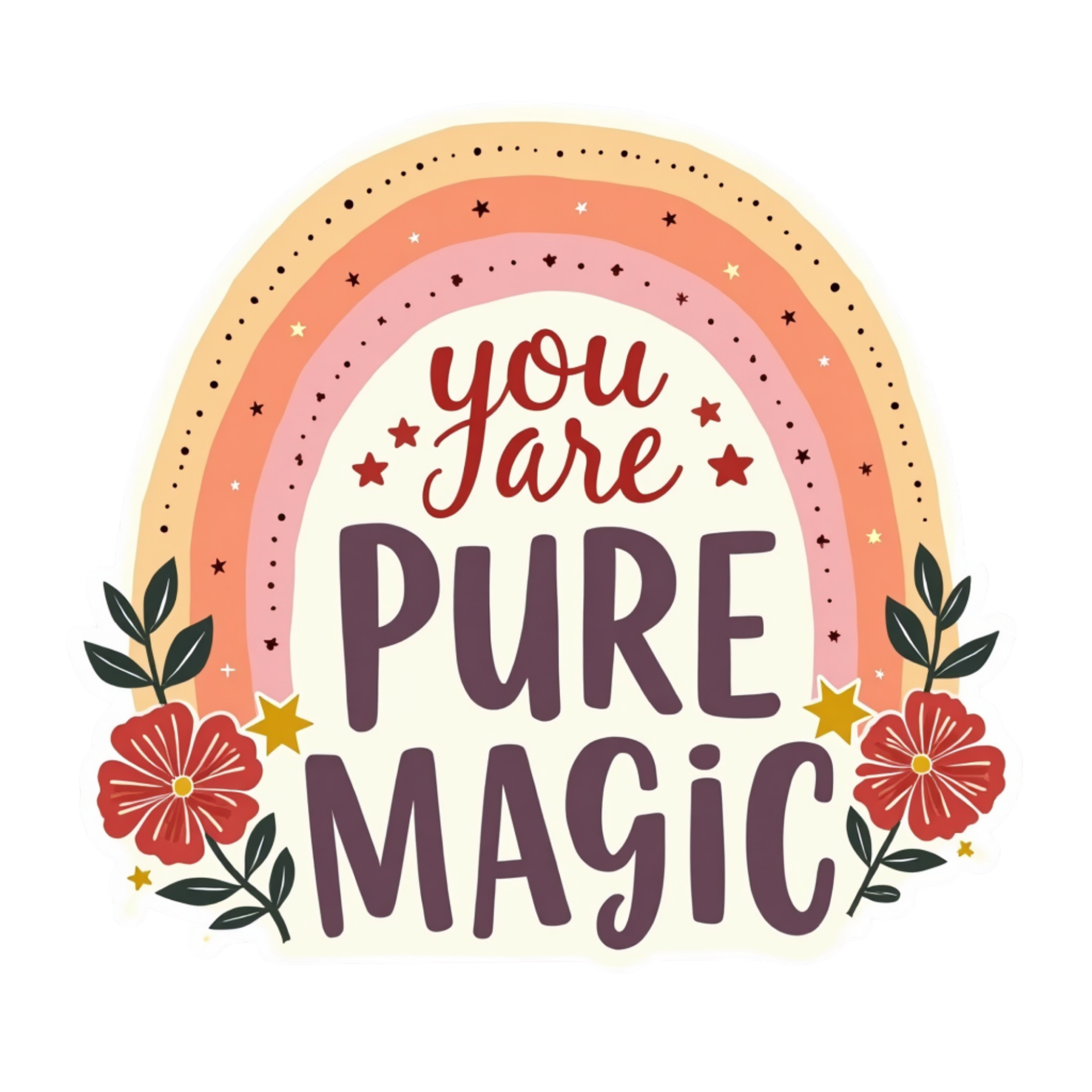 You are Pure Magic Spiritual Sticker