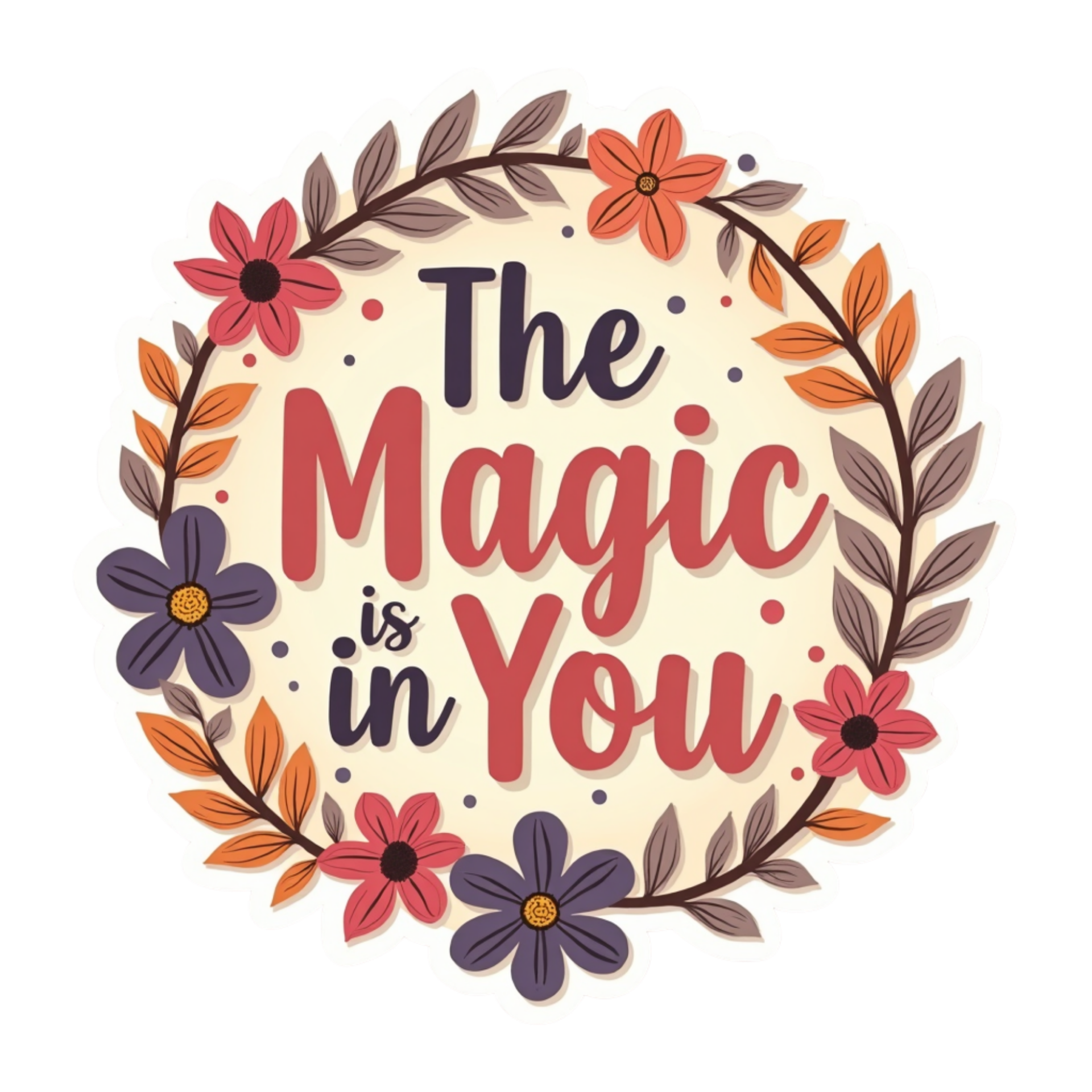 The Magic is in You Spiritual Sticker