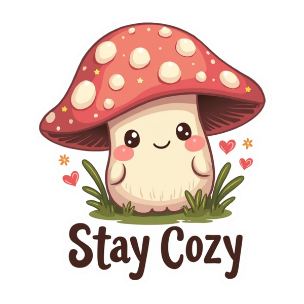 Stay Cozy Die Cut Sticker