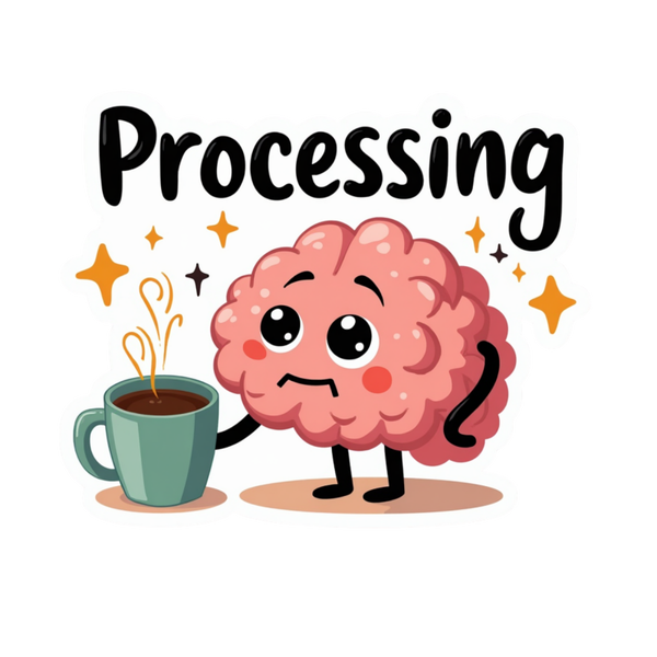 Processing Die Cut Sticker
