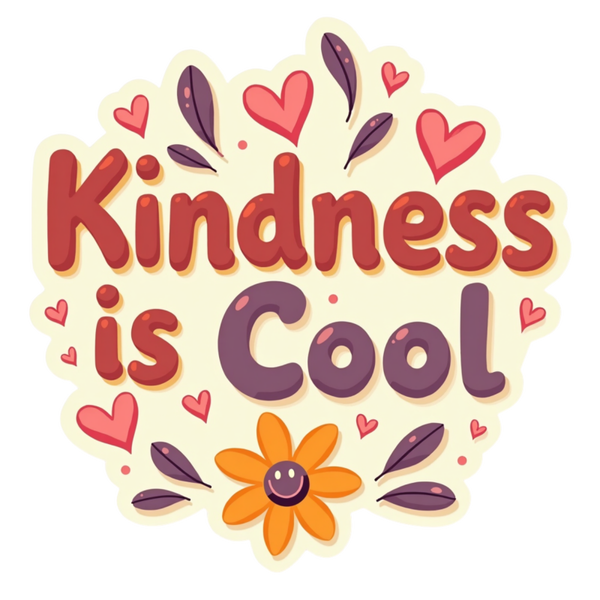 Kindness is cool Spiritual Sticker