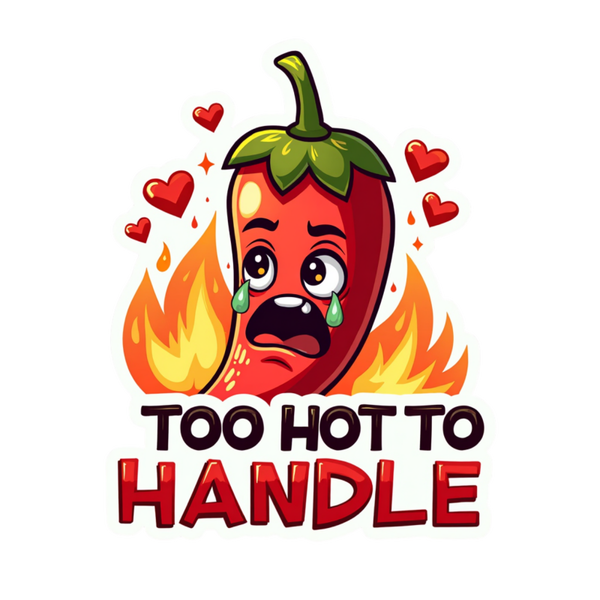 To Hot To Handle Die Cut Sticker