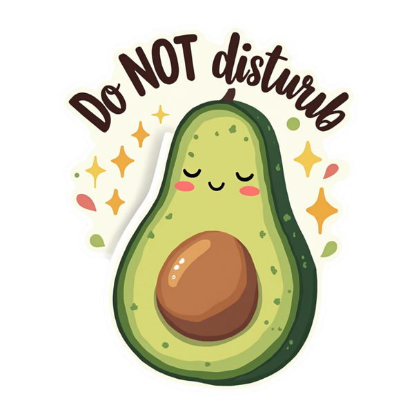 Do Not Disturb Die Cut Sticker