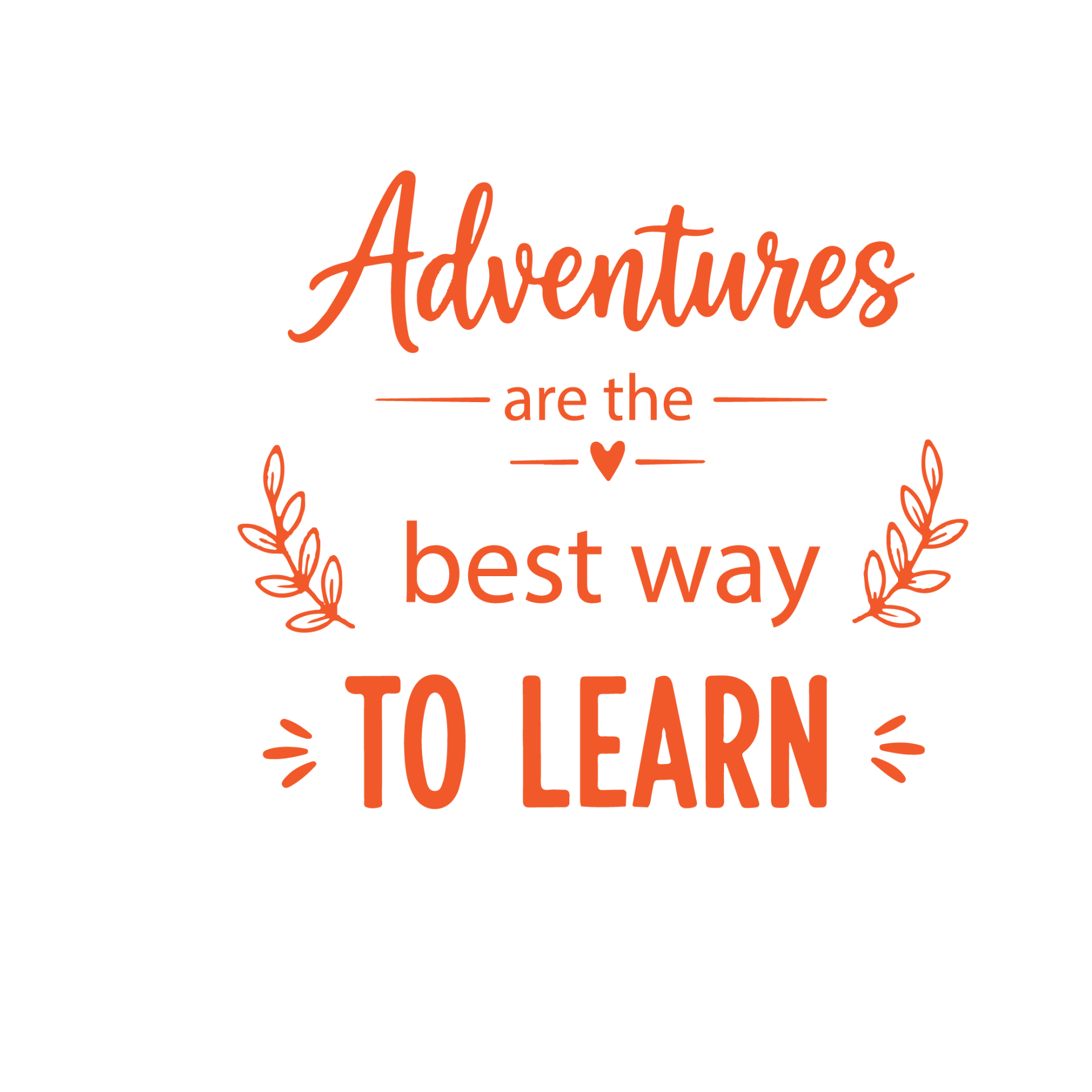 Adventures are the best way to Learn Spiritual Sticker