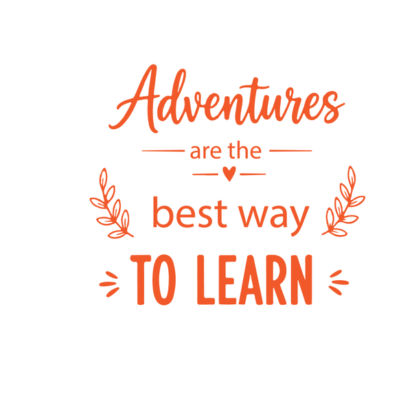 Adventures are the best way to Learn Spiritual Sticker