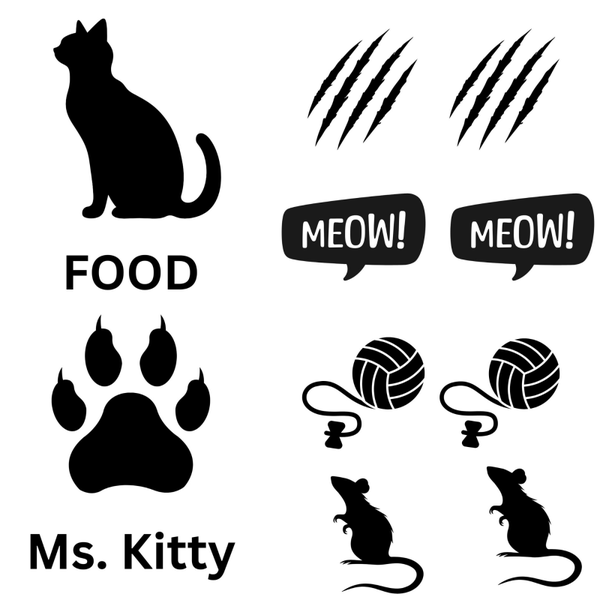 Cat Decal Set
