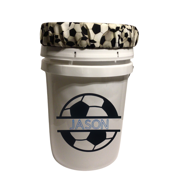 Soccer theme 5-gallon bucket seat