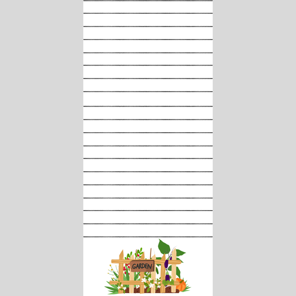 Gardening Note Pad 3.5 x 8in