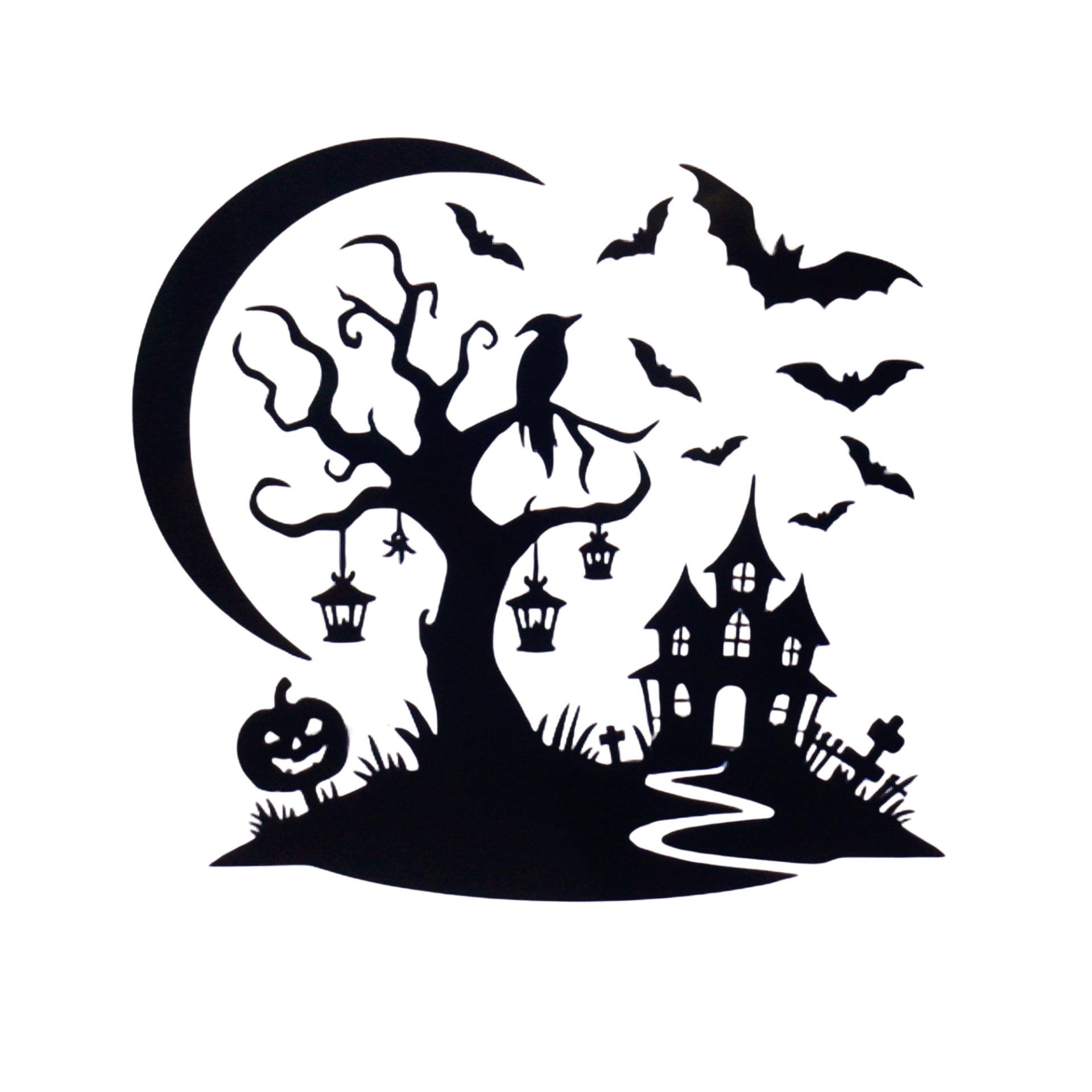 Halloween Scary Theme Decal