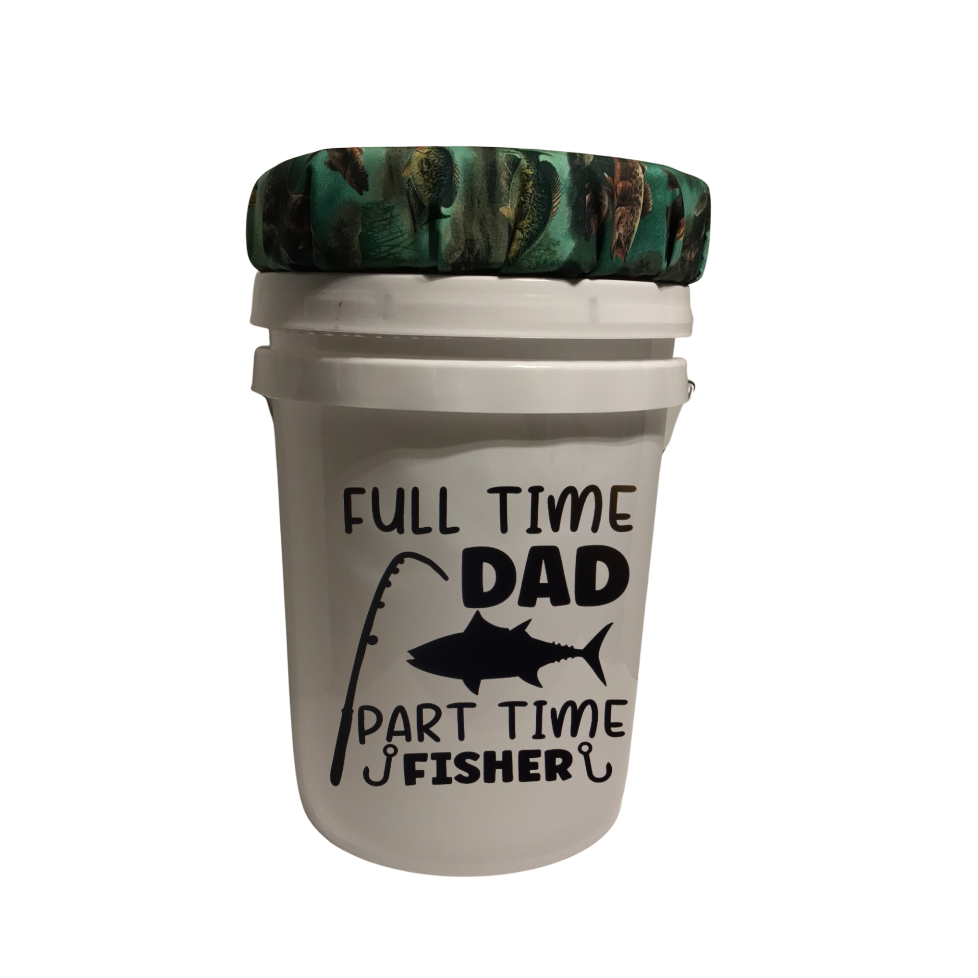 Fishing theme 5-gallon bucket seat