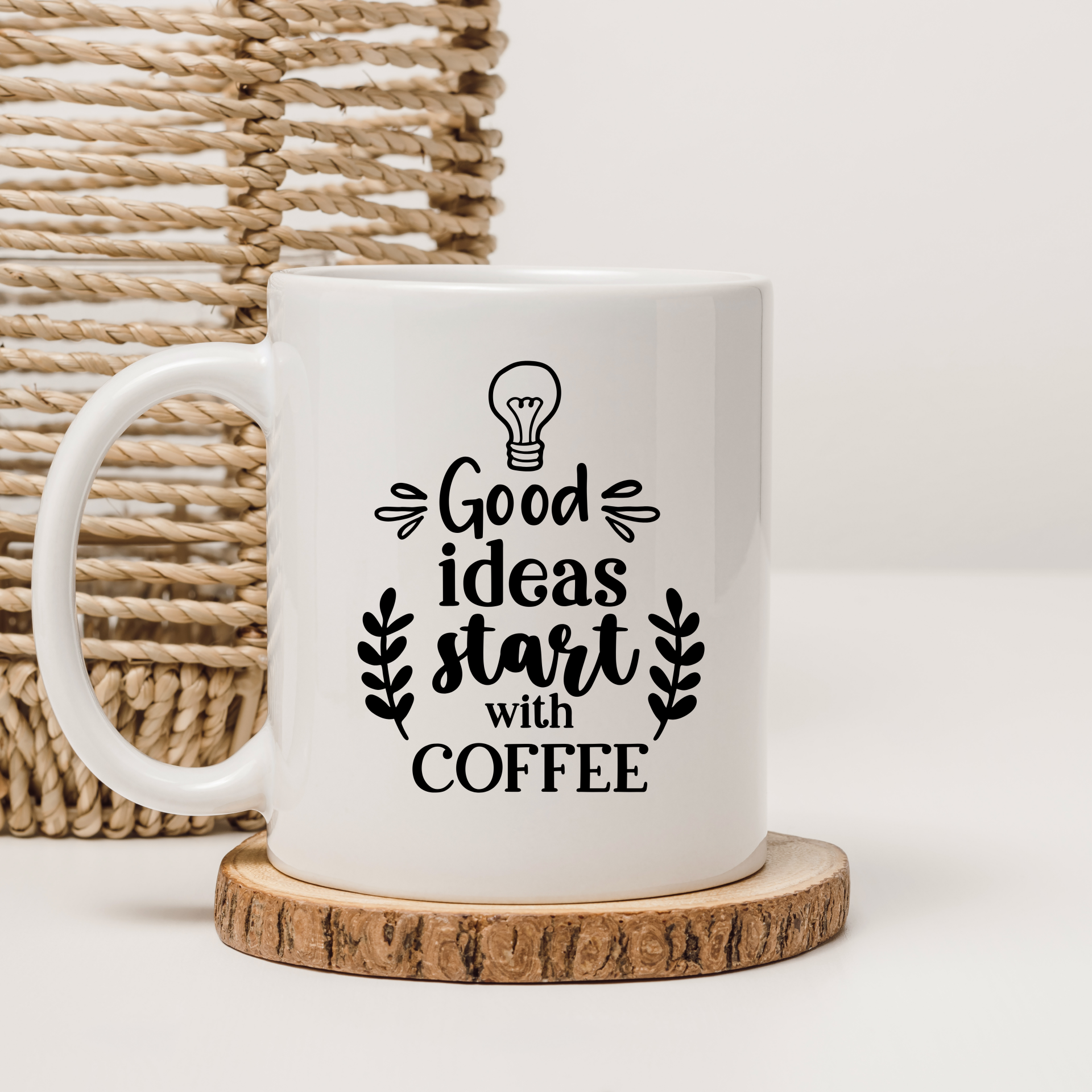 Good Ideas Start with Coffee Decal