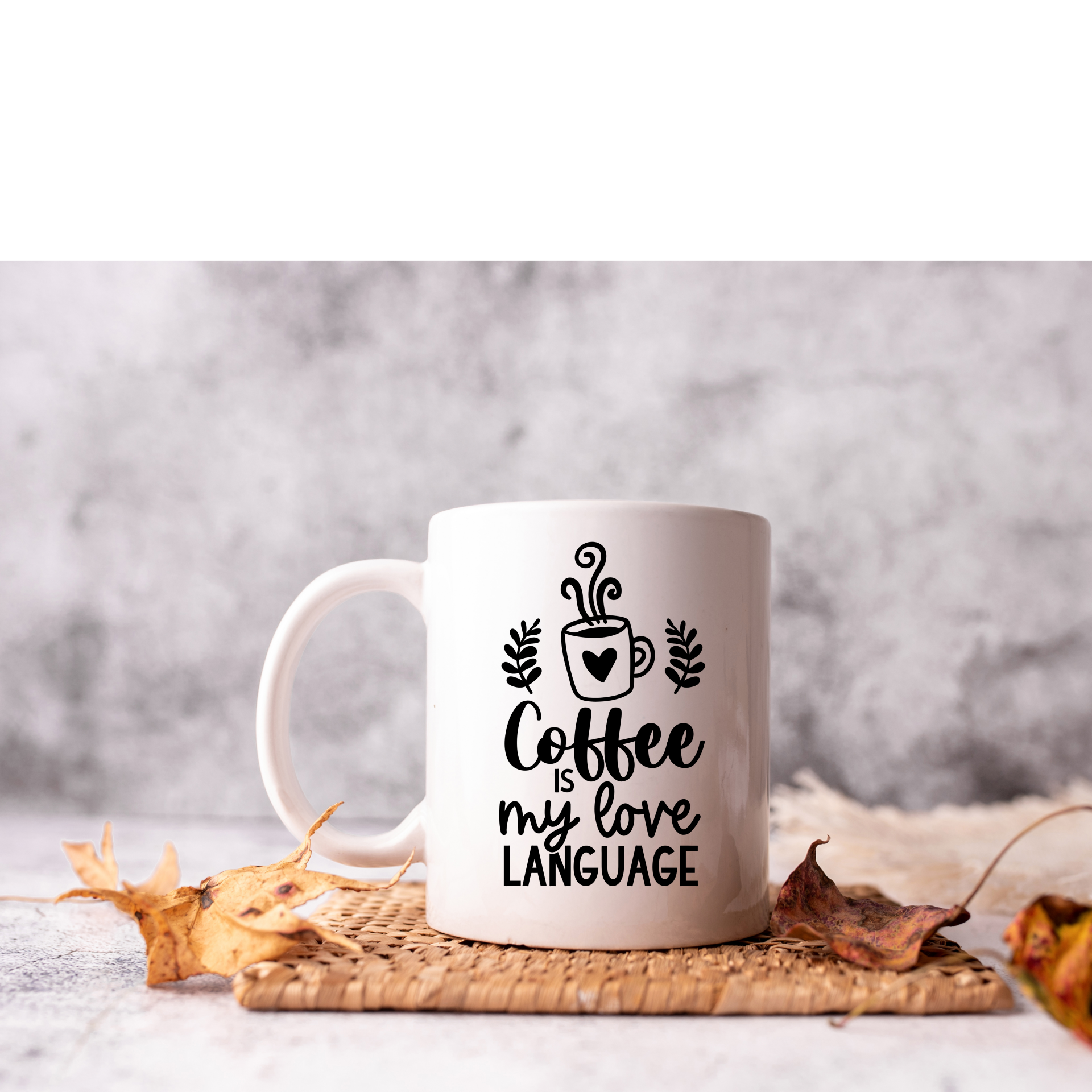 Coffee Is my Love Language mug decal