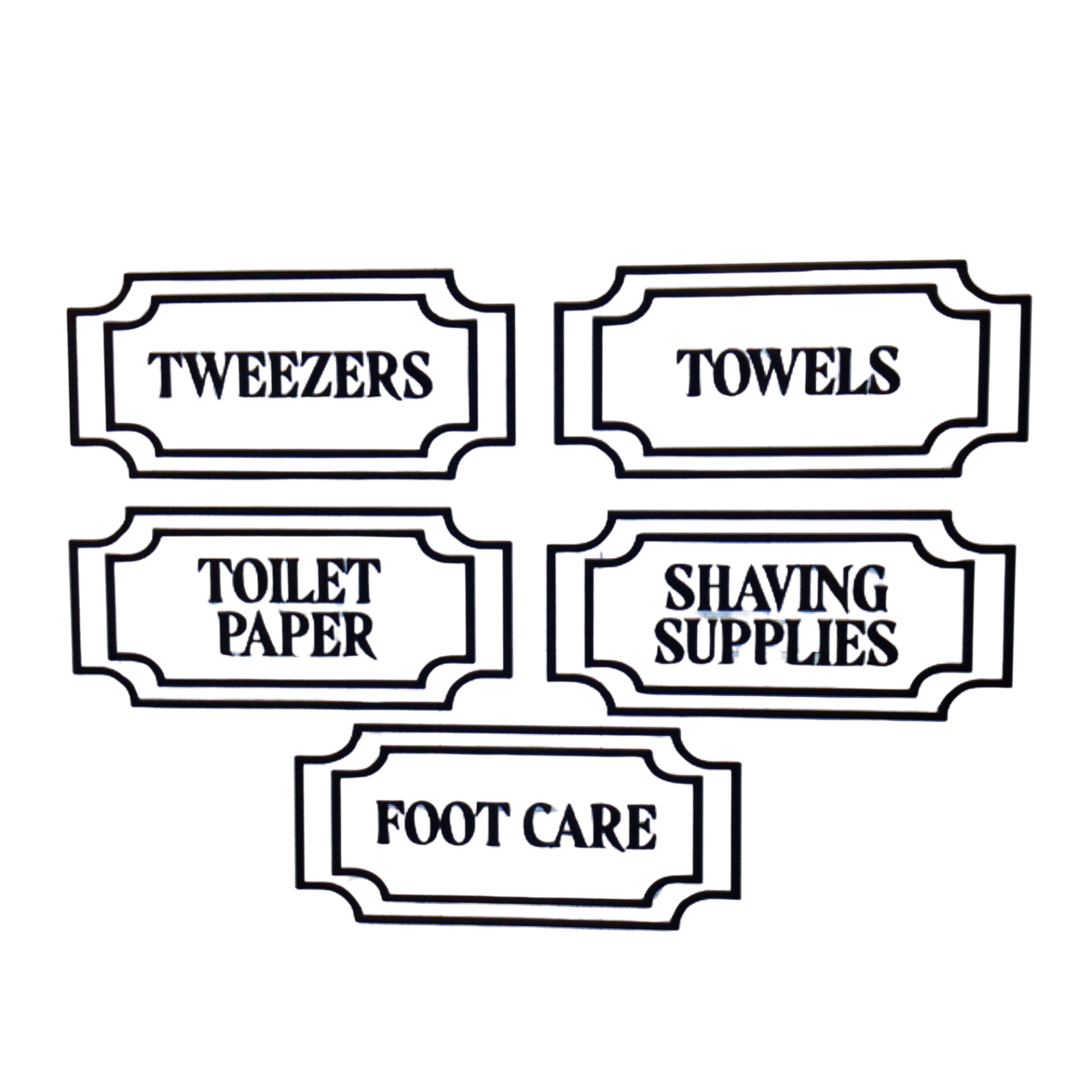 Accessories Labels Decals