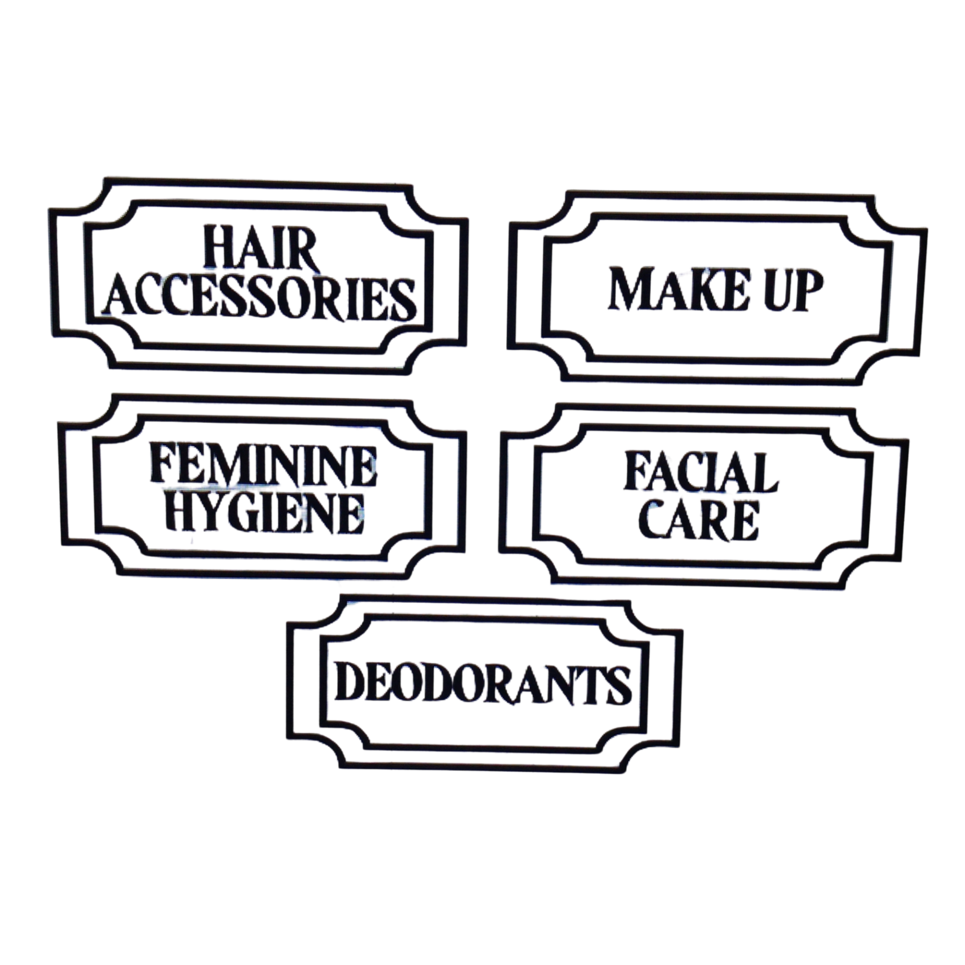 Labels for Accessories Decals