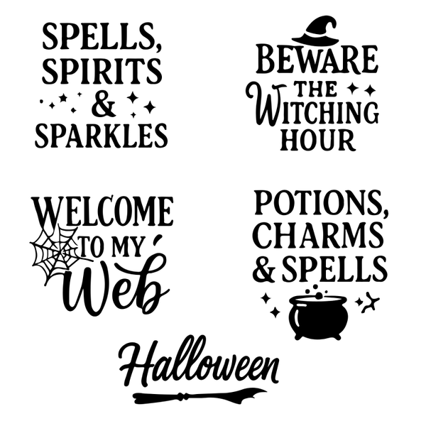 Halloween Decals set