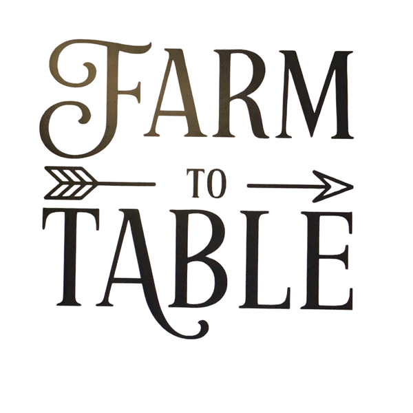 Farm To Table Decal
