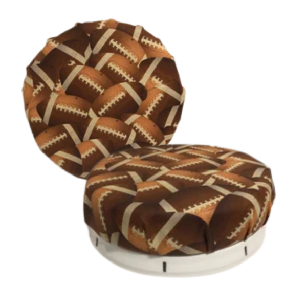 Football Theme 5 Gallon Lid Cushion Seat