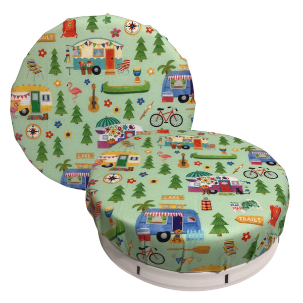 Camping Theme 5 Gallon Lid Cushion Seat