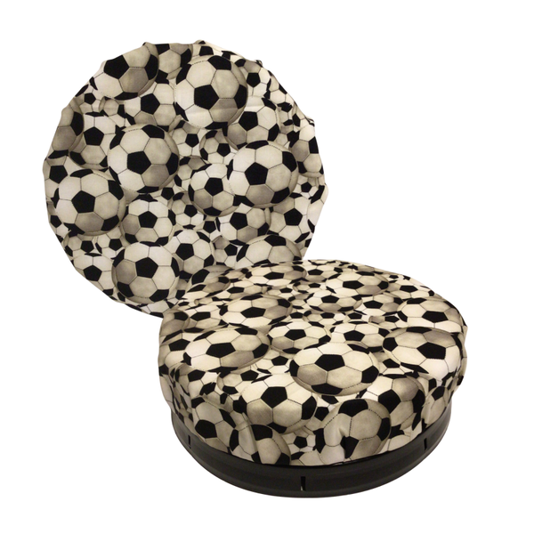 Soccor Theme 5 Gallon Lid Cushion Seat