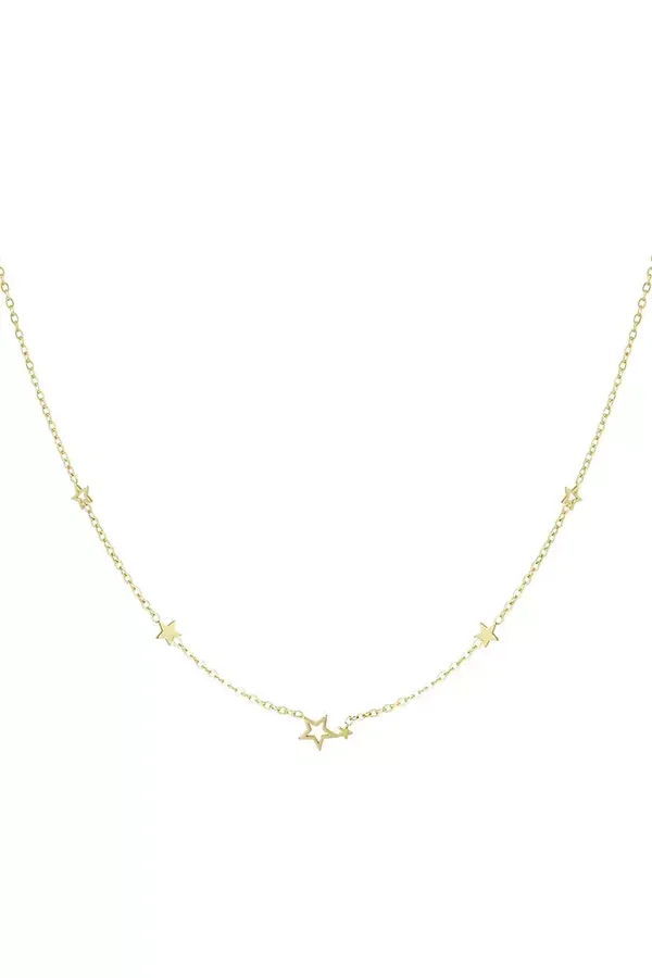 Ketting sterretjes - Goud