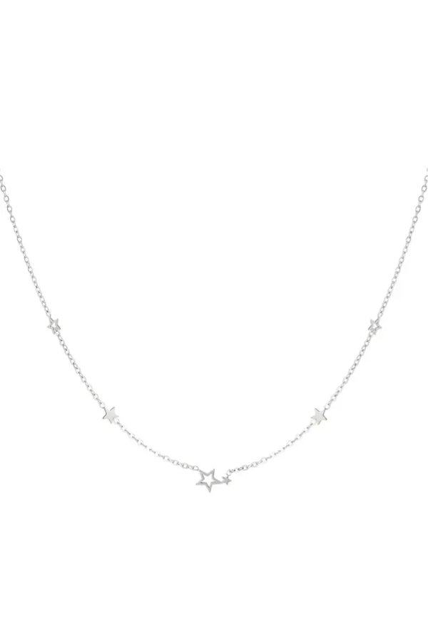 Ketting sterretjes - Zilver