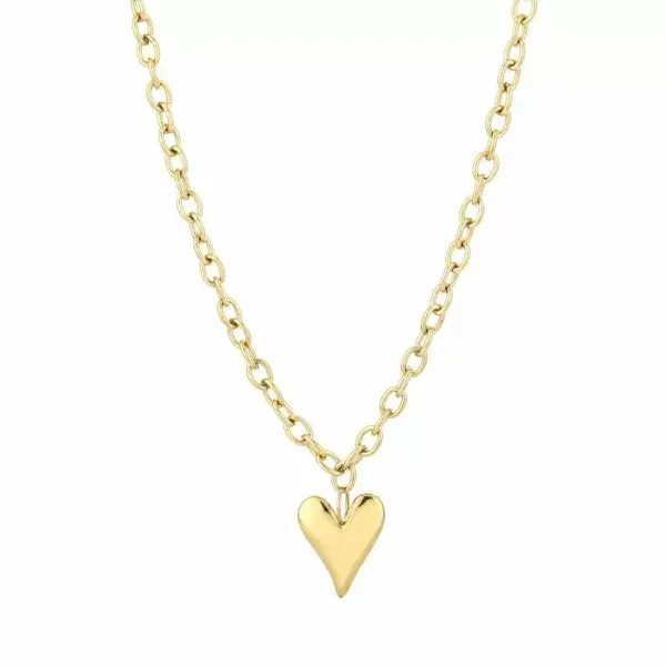 Ketting met hartje goud