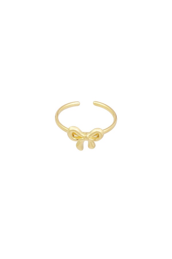 Ring strikje goud