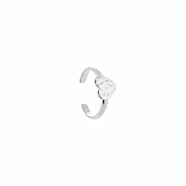 Ring hartje - Zilver