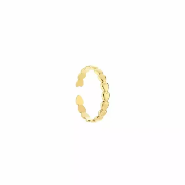 Ring hartjes - Goud