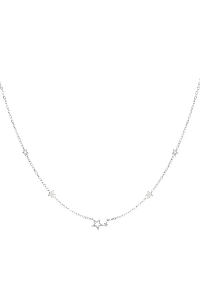 Ketting sterretjes - Zilver
