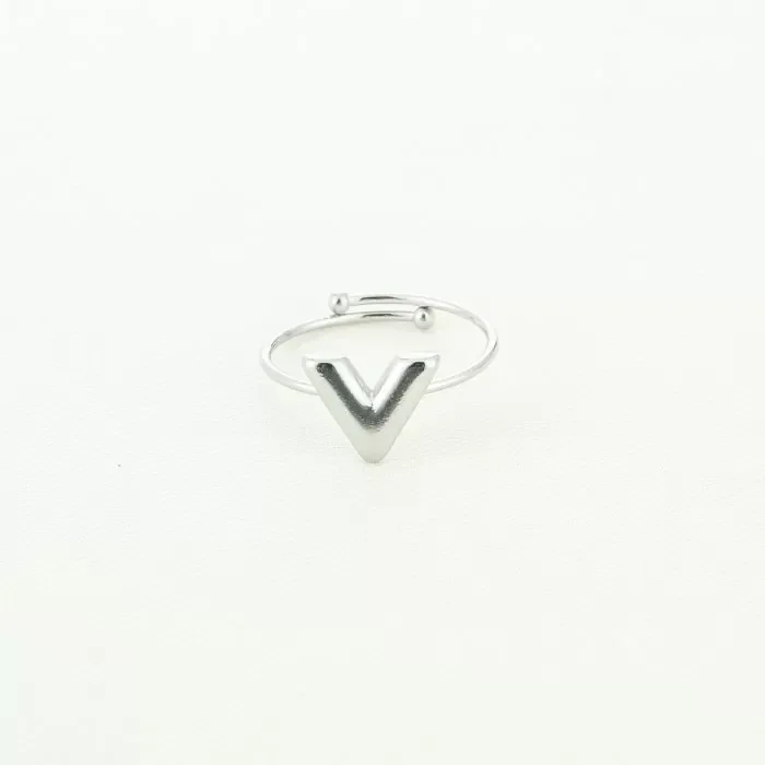 Ring V - Zilver