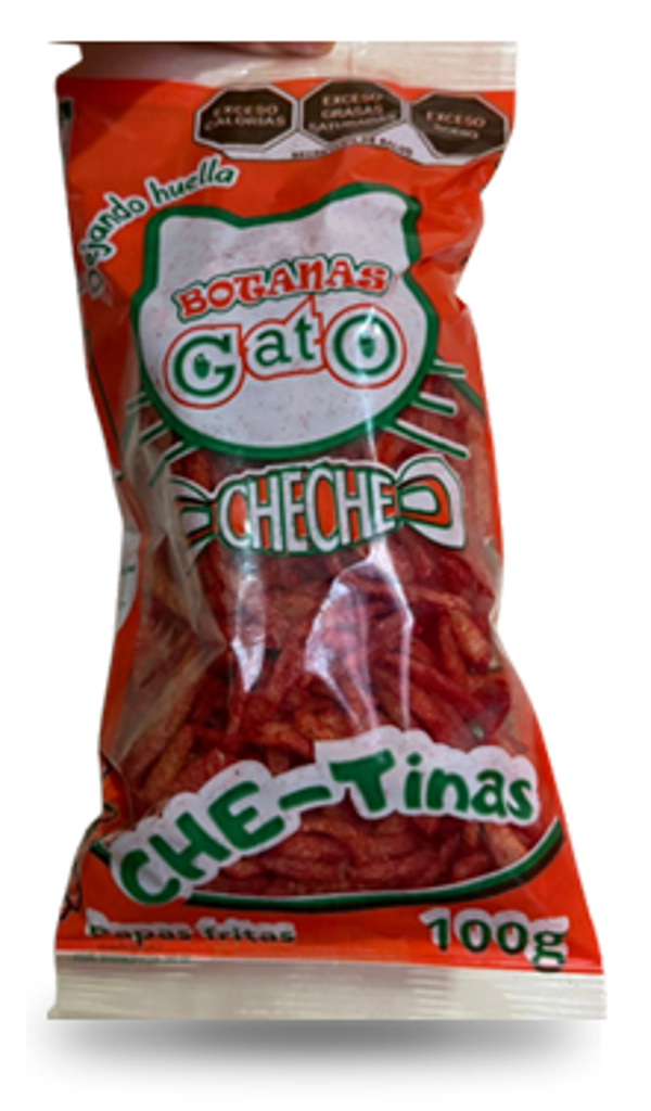 Che-Tinas de Chile Botanas Gato Cheche