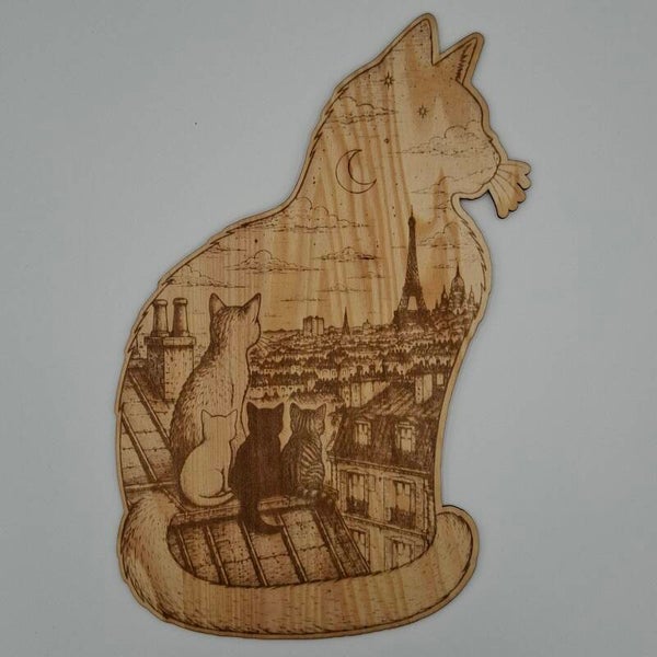 Plaque murale en forme d'animaux