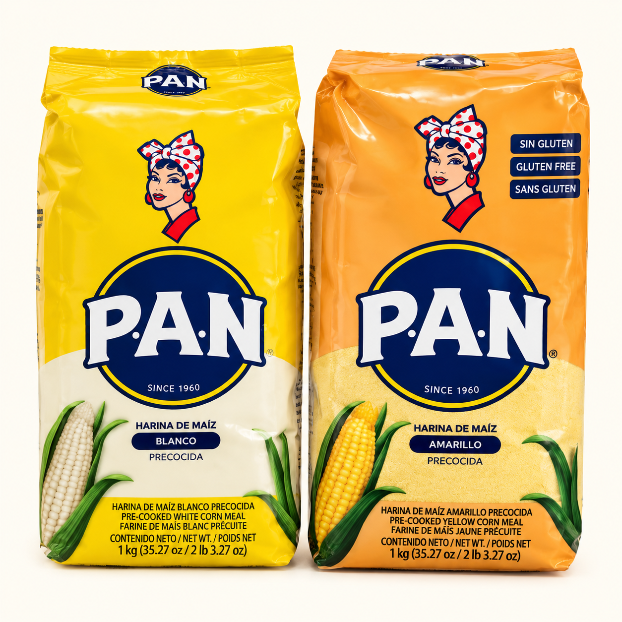 Harina Pan (Amarilla o Blanca)