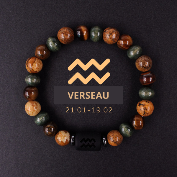 Bracelet signe astrologique verseau