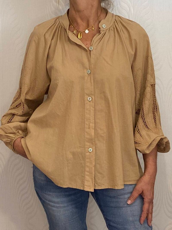 Blouse Camélia camel