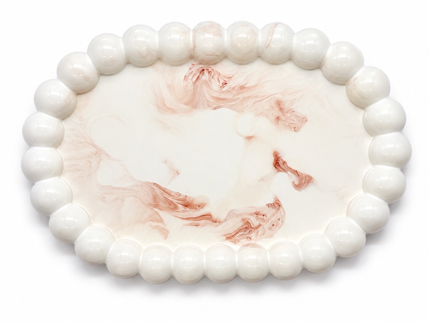 Plateau Bubble Terre nacrée brillant