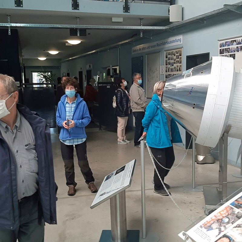 In der Raumfahrtausstellung
